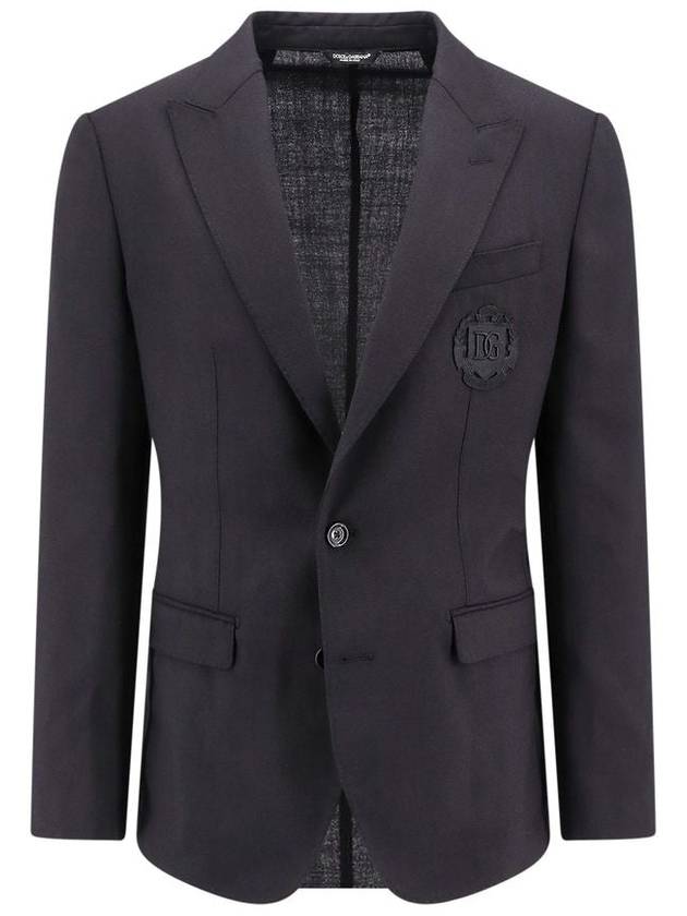 Dolce & Gabbana Black Wool Blazer - DOLCE&GABBANA - BALAAN 1