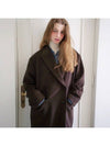 Lotus Classic Wool Double Coat Brown - LETTER FROM MOON - BALAAN 8