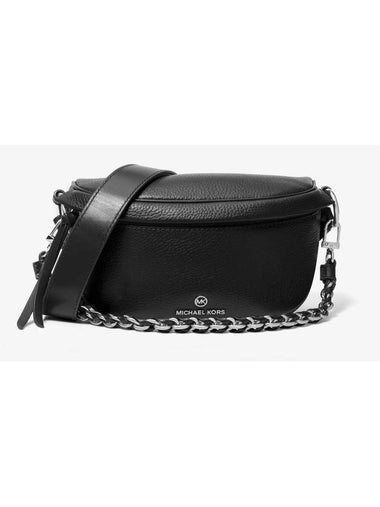 Slater Pebble Leather Sling Bag Black - MICHAEL KORS - BALAAN 1