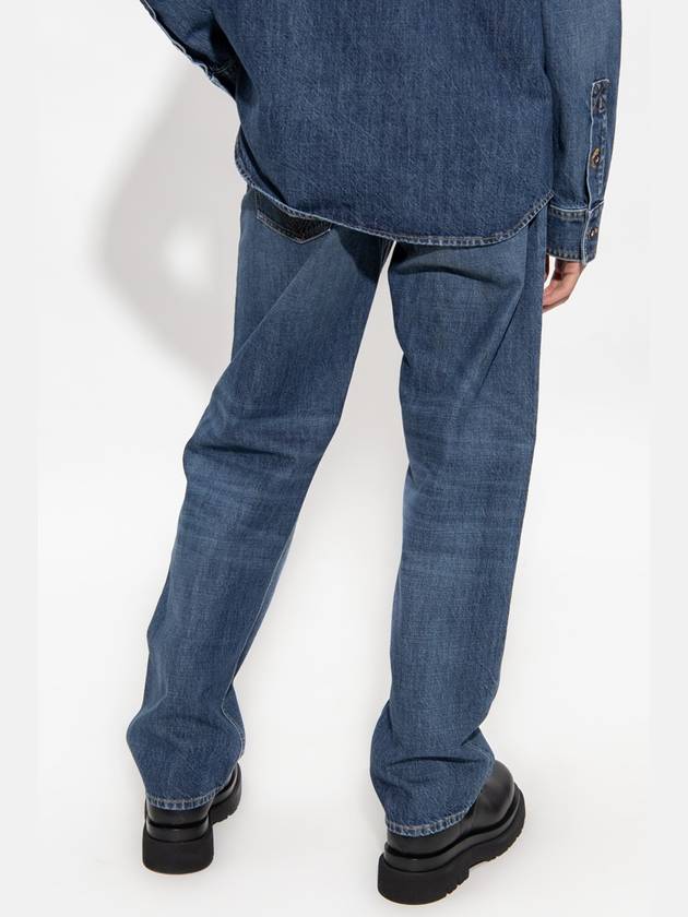 Straight Fit Denim Jeans Blue - BOTTEGA VENETA - BALAAN 6