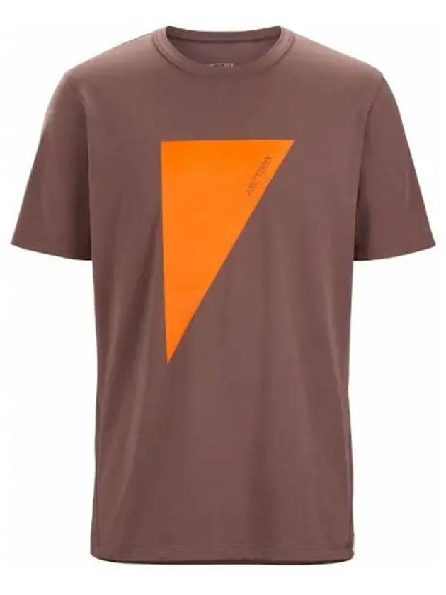 Men's Captive Arc Postrophe Word Short Sleeve T-Shirt Brown - ARC'TERYX - BALAAN 2