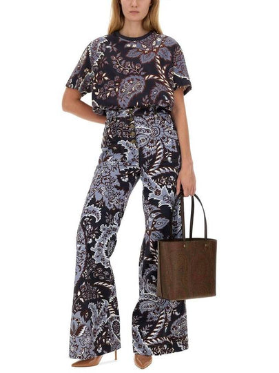 Etro Paisley Print Flare Jeans - ETRO - BALAAN 2