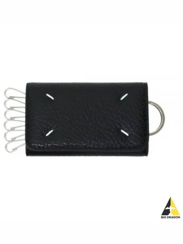 Four Stitch Key Holder Black - MAISON MARGIELA - BALAAN.