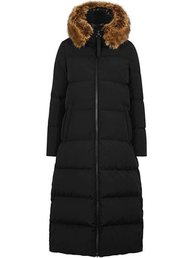 Women's Guimauve Hooded Long Padding Black - MONCLER - BALAAN 1