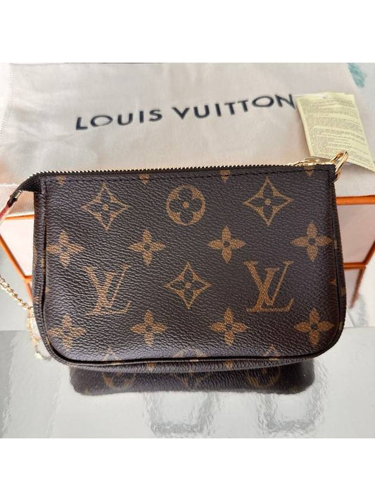 Monogram Mini Pochette Shoulder Bag Brown - LOUIS VUITTON - BALAAN 2