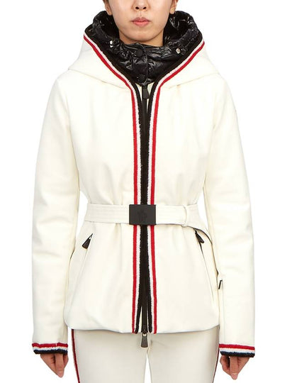 Grenoble Jockeys Ski Hooded Jacket White - MONCLER - BALAAN 2