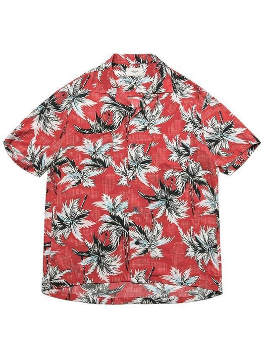 Hawaiian Floral Short Sleeve Shirt Red - ROLLING STUDIOS - BALAAN 1