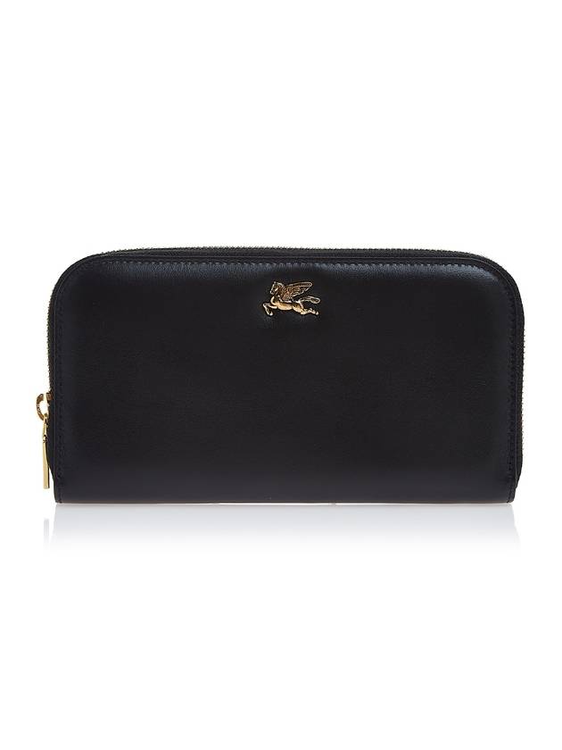 Pegasus Zip Around Long Wallet Black - ETRO - BALAAN 1