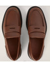 Travis Penny Leather Loafers Brown - LORO PIANA - BALAAN 4