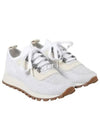 Women's Monilli Knit Low Top Sneakers White - BRUNELLO CUCINELLI - BALAAN 2