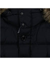 Cluny Long Down Jacket Black - MONCLER - BALAAN 4