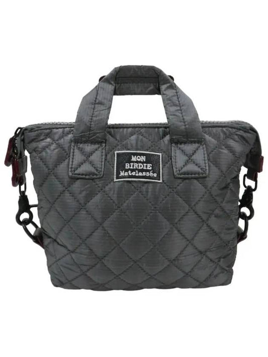 Montbird 2 way quilted nylon bag GRAY - MONBIRDIE GOLF - BALAAN 1