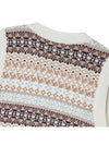 Jacquard Vest Sweater Ivory - THE GREEN LAB - BALAAN 5