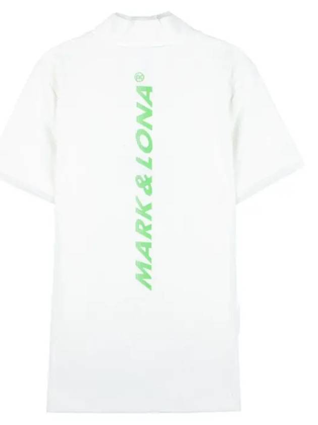 Ace Mock Neck Short Sleeve T-Shirt White - MARK & LONA - BALAAN 3