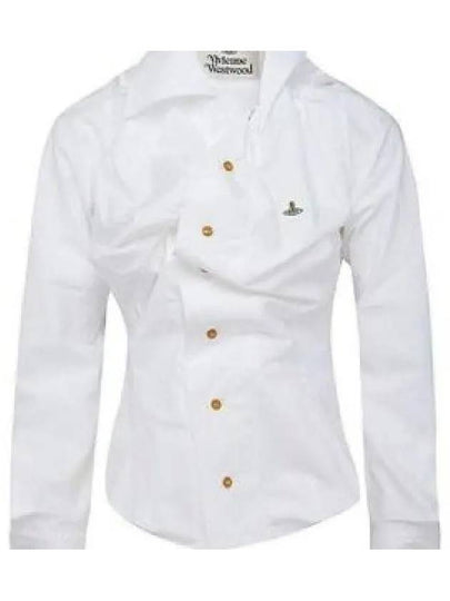 Drunken Logo Shirt White - VIVIENNE WESTWOOD - BALAAN 2