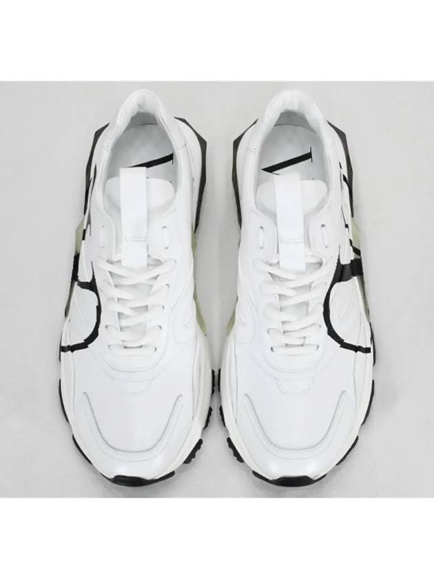 Men's V Logo Bounce Low Top Sneakers White - VALENTINO - BALAAN 3