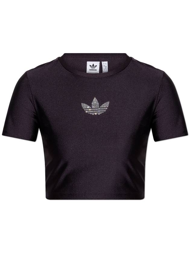 ADIDAS Originals Top With Shimmering Logo, Women's, Purple - ADIDAS ORIGINALS - BALAAN 1