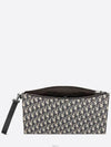 Oblique Jacquard A4 Pouch Clutch Bag Beige Black - DIOR - BALAAN 7