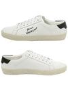 Court Classic Black Tab Low Top Sneakers White - SAINT LAURENT - BALAAN 3