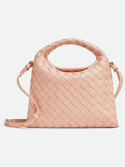 Intrecciato Mini Hop Tote Lotus - BOTTEGA VENETA - BALAAN 2