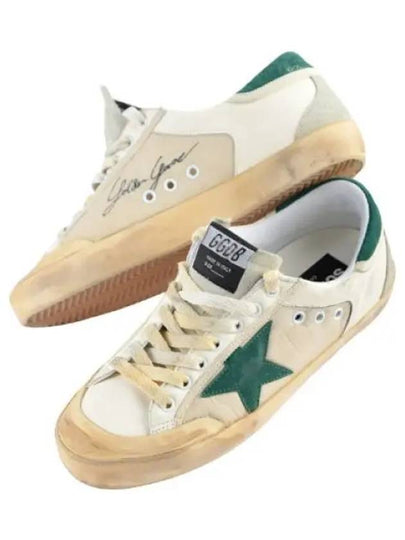 Superstar Low Top Sneakers Green Beige - GOLDEN GOOSE - BALAAN 2