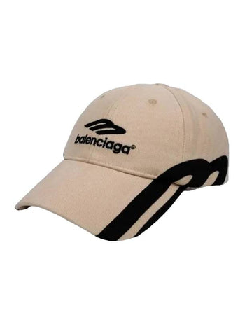 3B Sports Icon Ball Cap Light Beige - BALENCIAGA - BALAAN 1