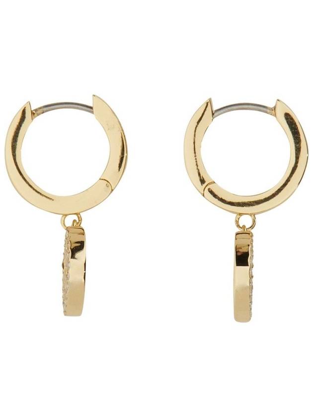 Miller Pave Hoop Earrings Gold - TORY BURCH - BALAAN 3