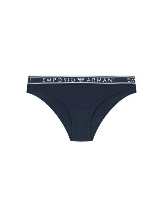 UNDERWEAR Women's Line Logo Banding Solid Briefs Marine 271065 - EMPORIO ARMANI - BALAAN 1