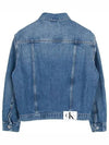 Blue monologo denim jacket J20J221261 1A4 - CALVIN KLEIN - BALAAN 3