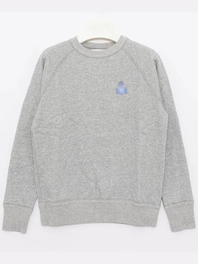 Milla Logo Cotton Sweatshirt Grey - ISABEL MARANT - BALAAN 2