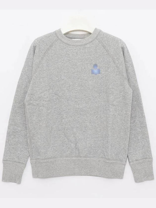 Milla Logo Cotton Sweatshirt Grey - ISABEL MARANT - BALAAN 2