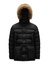 Cluny Cluny hood fur padding black - MONCLER - BALAAN 1