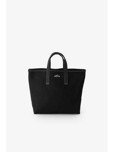 COTTON CANVAS TOTE BAG VOSGES MOYEN BLACK - DANTON - BALAAN 1