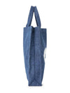 Logo Lou Mini Denim Tote Bag Indigo - A.P.C. - BALAAN 3