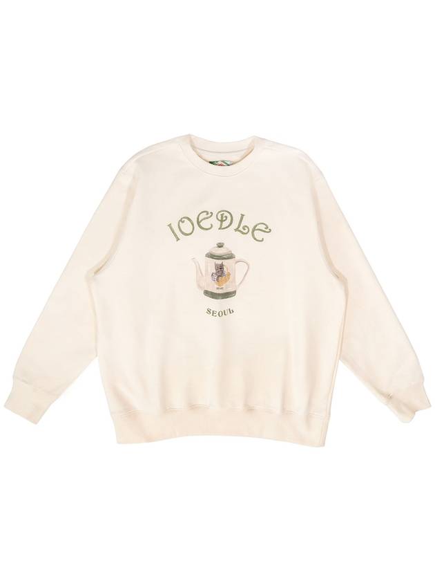 Men's Kettle Sweatshirt Ivory I1WE03IV - IOEDLE - BALAAN 3