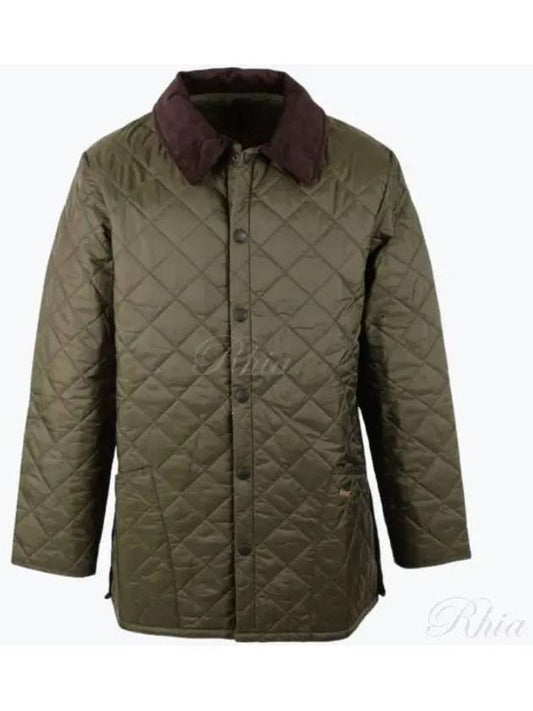 Riddesdale Quilted Jacket Olive - BARBOUR - BALAAN 2