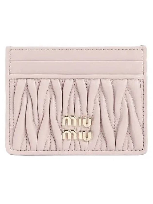 Materasse Nappa Leather Card Wallet Powder Pink - MIU MIU - BALAAN 2