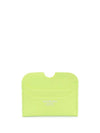 Silver Logo 2-Tier Card Wallet Lime Green - ACNE STUDIOS - BALAAN 1