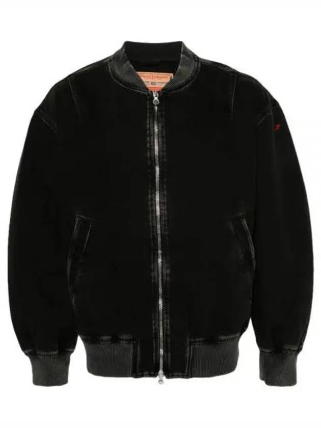 D-Vinz Bomber Jacket Black - DIESEL - BALAAN 2