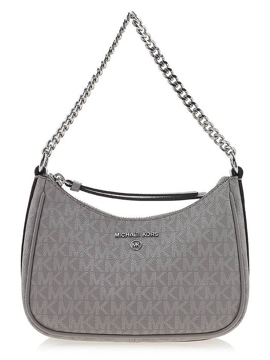 Small Logo Jetset Charm Shoulder Bag Pearl Grey - MICHAEL KORS - BALAAN 2