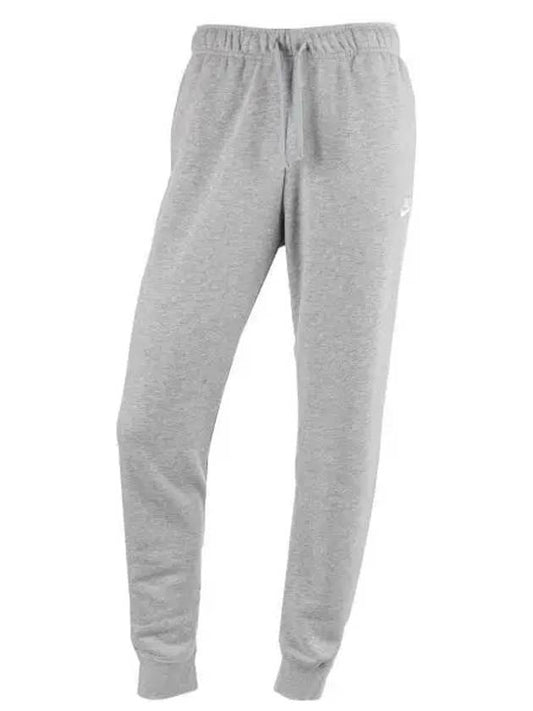 Women's Sportswear Club Fleece Mid-Rise Jogger Track Pants Grey - NIKE - BALAAN 2