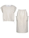 Playable vest skirt set 2 colors - P_LABEL - BALAAN 11