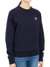 Fox Head Patch Adjusted Sweatshirt Navy - MAISON KITSUNE - BALAAN 4