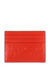 Embossed Logo Card Wallet Candy Apple Red - SALVATORE FERRAGAMO - BALAAN 2