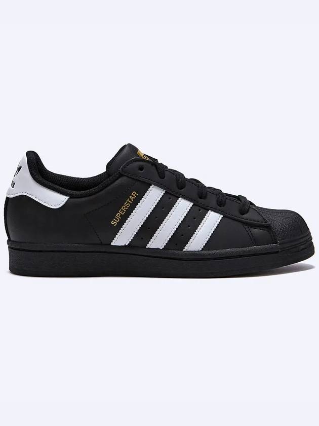 Men's Superstar Low Top Sneakers Core All Black - ADIDAS - BALAAN 3