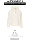 Riverse Embroidered Logo Hoodie White - MAISON MARGIELA - BALAAN 3