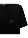 Logo Patch Crew Neck Cotton Short Sleeve T-Shirt Black - DOLCE&GABBANA - BALAAN 4