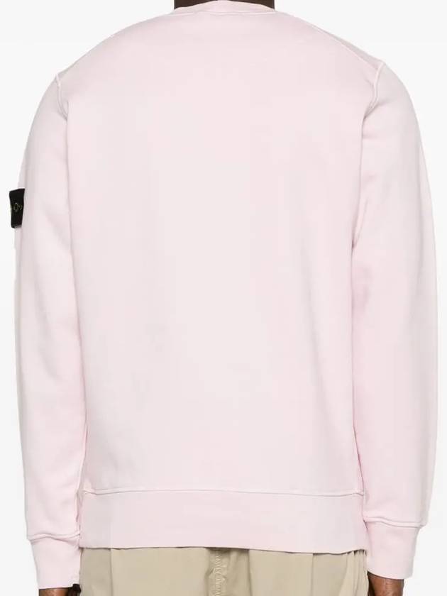 Wappen Patch Garment Dyed Sweatshirt Pink - STONE ISLAND - BALAAN 5