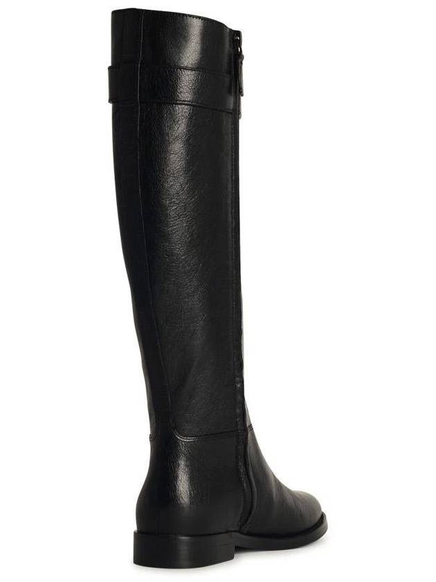 Tory Burch 'Lock Ridin' Black Leather Boots - TORY BURCH - BALAAN 3