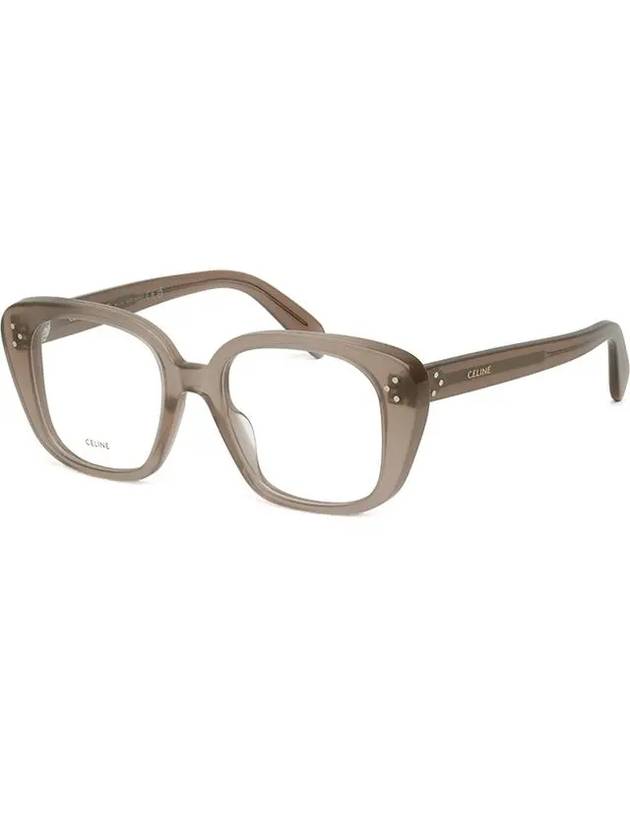 Eyewear Logo Square Eyeglasses Brown - CELINE - BALAAN 8